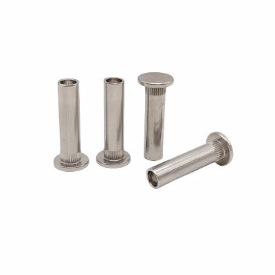 China Customized Flat Head Semi-Hollow Rivet Stainless Steel Hollow Rivet Non-Standard Special-Shaped Parts. for sale