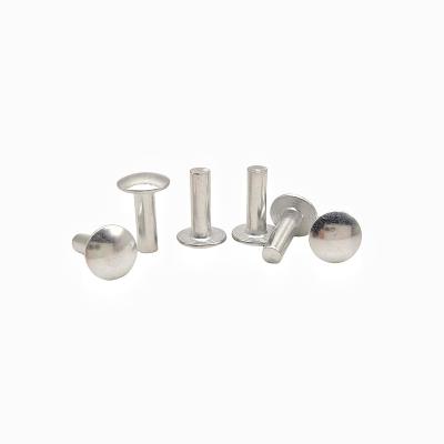 China Strength Manufacturer Large Flat Head Solid Rivet Semi-Round Head Solid Aluminum Rivet Non-Standard Special-Shaped Parts for sale