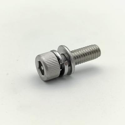 China Nicht-standardmäßige A4-80 Dreifach-Sicherheits-Zylinderschrauben für öffentliche Infrastruktur, Schwarzoxid-Finish, Innensechskant, Guanbiao-Hardware for sale