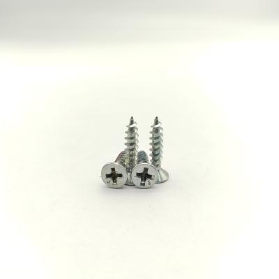 China Parafusos de acero inoxidable con cabeza plana de Phillips M3-M8 en venta