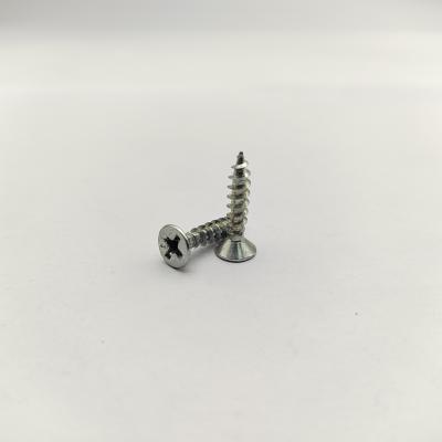 China Parafusos de acero inoxidable con cabeza plana de Phillips M3-M8 en venta