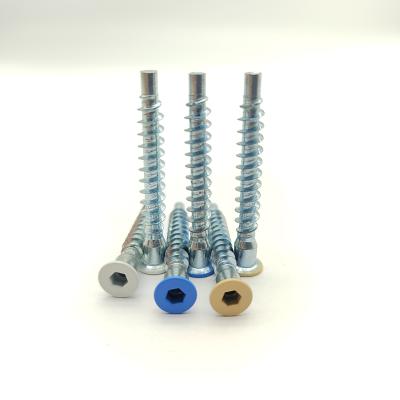 China Edelstahl-M5 Schrauben mit Zinkplattierung Flachkopfpackung von 100 zu verkaufen