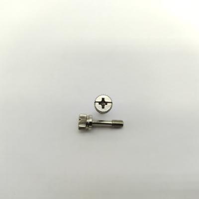 China Tornillos cautivos moleteados de acero inoxidable A2 con accionamiento combinado Phillips/Ranurado en venta