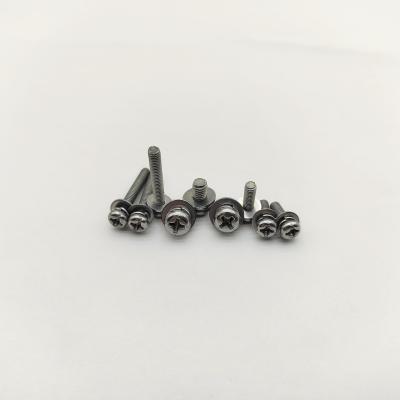 China Tornillos de cabeza redonda A4-70 de acero inoxidable con arandelas de seguridad 316 en venta