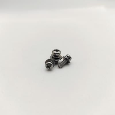 China Tornillos de cabeza redonda A4-70 de acero inoxidable con arandelas de seguridad 316 en venta