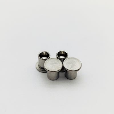 China 304 Stainless Steel Semi-Tubular Rivets Flat Head DIN 7340 M3-M8 for sale