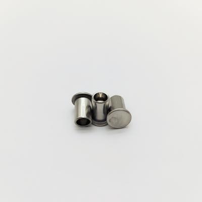 China 316L Stainless Steel Flat Head Semi-Tubular Rivets ISO 15977 for sale