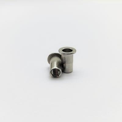 China Nozes de rivetas de aço inoxidável 304 M4 a M8 para painéis finas à venda