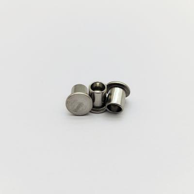 China A2 Rivets semitubulares de cabeza plana de acero inoxidable M2-M6 en venta