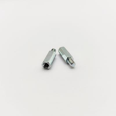 China Stainless Steel Hex Standoff Screw M3-M6 PCB Spacer Blue-Zinc Plated for sale