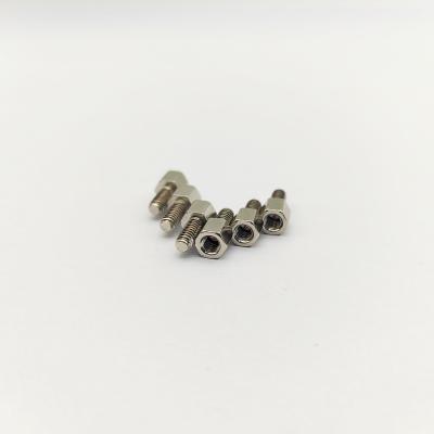 China Tornillo separador hexagonal 316 de acero inoxidable #4-40 de 12 mm electropulido en venta