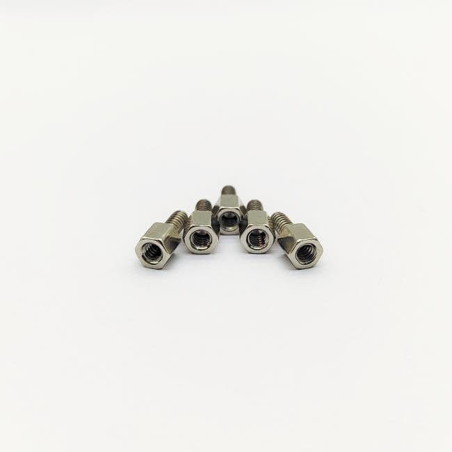 Packaged hex standoff screws ready for shipping