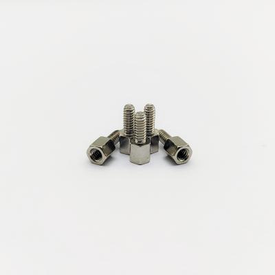 China Tornillo separador hexagonal 316 de acero inoxidable #4-40 de 12 mm electropulido en venta