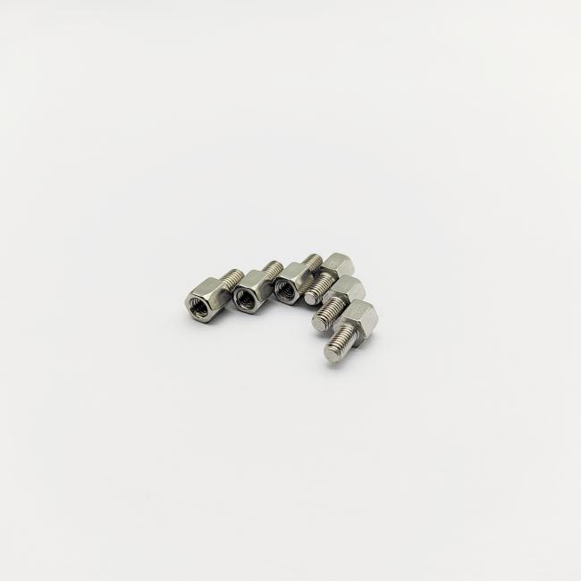 M3 Hex Standoff Screw showing hexagonal body and threaded ends