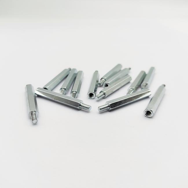 Multiple M3 Hex Standoffs showing consistent quality and finish