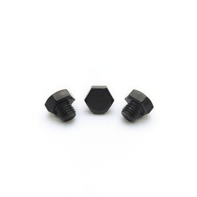 China M8x1.25mm Stainless Steel Hex Bolt 12.3mm Black Electroplated for sale
