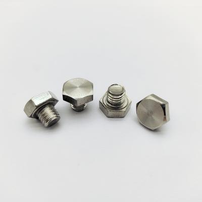 China Tornillo hexagonal de cubo de rueda M8 x 7 mm, cabeza de 13 mm, acero inoxidable 304 en venta