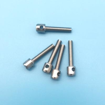 China M4*20 Stainless Steel lead seal screw Cross Recessed Bored Head Electricity Meter Lead Seal Screw for sale