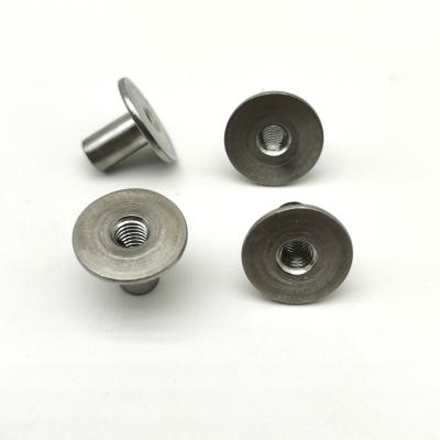 China Hollow Stainless Steel Rivet T Cap ANSI Standard 1.583g Weight 13x10mm Hollow Tubular Rivets Steel Bushing for sale
