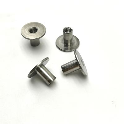 China ODM Stainless Steel Hollow Rivets , 13x10mm Tubular Rivets For Metal Socket Head Barrel Nut for sale