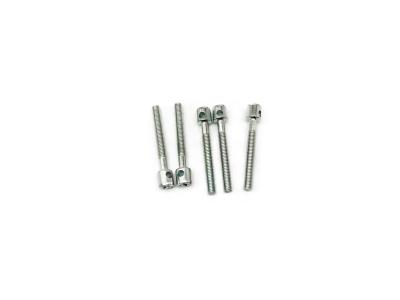 China Zinc Plated Carbon Steel Hex Screw Fastener BS Standard Ｍ3x25 5.85g for sale