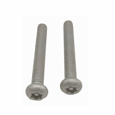 China Button Stainless Steel Tamper Proof Security Screw Pin Hex Recess M5X12 en venta