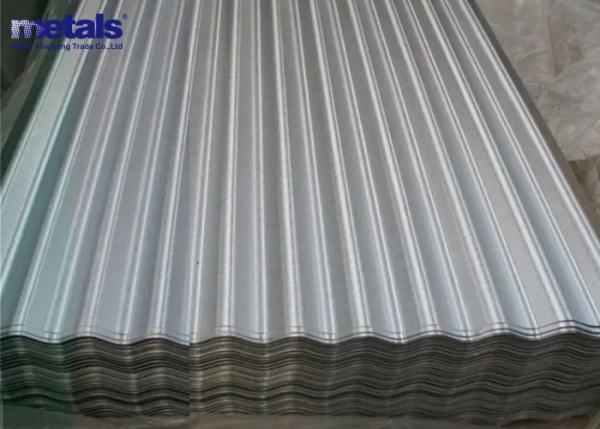 Quality Anti Fingerprint Corrugated Galvalume Roofing Panels Sheet 1.2mmx900mmx1800mm for sale