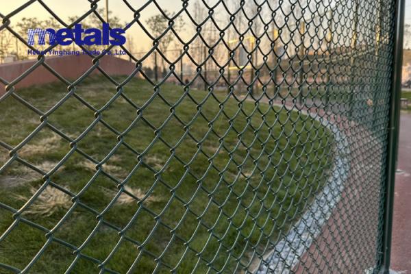 Quality 50x50 Chainlink Privacy Mesh Diamond Galvanised Chain Link Fencing 7ft for sale