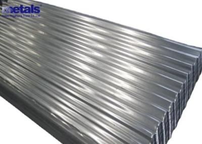 China Roofing Galvanized Steel Corrugated Sheet Regular Spangle 1250x2500mm for sale