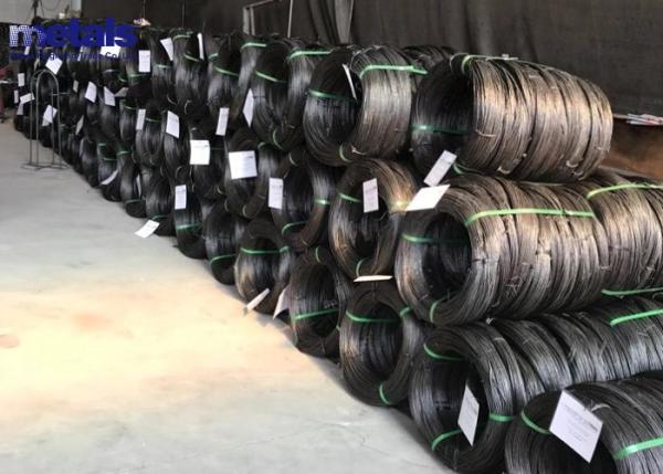 Quality Q235 Dark Black Annealed Iron Wire Steel In Roll For Oil Painting for sale