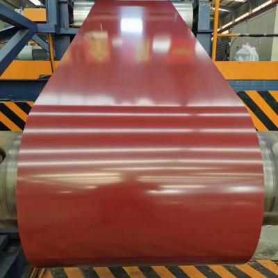 Chine RAL 3009 PPGI en tôle d'acier plat en bobine prépeinte en couleur galvanisée à vendre