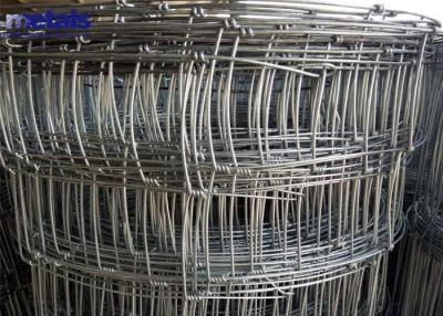 China Gegalvaniseerd velddraad mesh scherm hek gehangen knoop Voor vee 50m Te koop