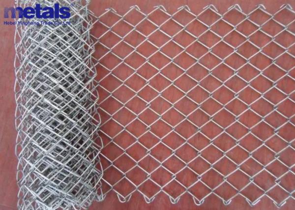 Quality Galvanized Diamond Mesh Chain Link Mesh Fence 50x50 For Fence for sale