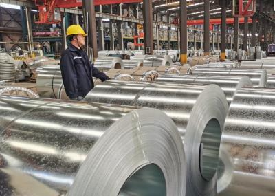 China 0.4MM de acero galvanizado GI en espiral laminado en caliente a medio duro en venta