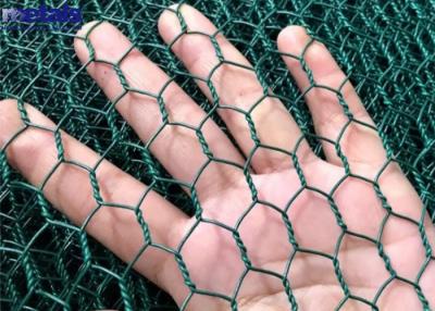 China PVC Coated Hexagonal Wire Mesh Netting 1 Inch For Chicken Coop for sale