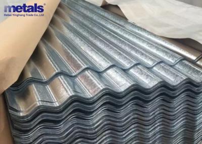 Chine A653 Plaque de zinc galvanisée ondulée prépeinte plaque de fer métallique d'acier spangle 0,28 mm à vendre