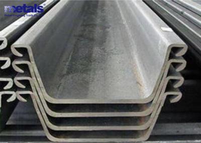 China 400x100 U Type Shoreline Sheet Pile For Water Control Solution Hot Rolled for sale