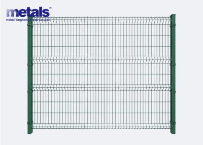 Chine En poudre revêtue 3D panneau de clôture de fil d'acier usine de fourniture soudée clôture de treillis métallique à vendre