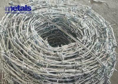China Galvanized 12.5 Gauge Single Strand Barbed Wire Fence Roll Pvc Coated Barbed Wire Fence for sale