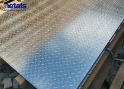 China MS Structural Checkered Steel Plate Tear Drop Pattern in Bulk Te koop