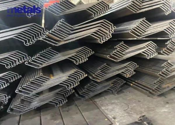 Quality Z Shape Steel Piles Sheet HR CR For Cofferdam Construction for sale