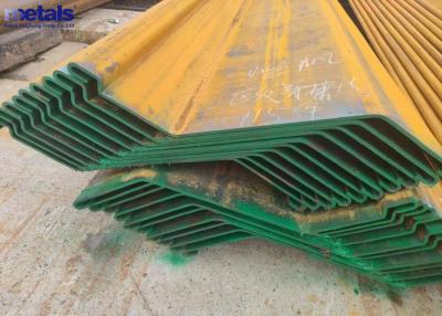 China U / Z Type Carbon Steel Piles Sheet For Construction Water Retaining Wall for sale