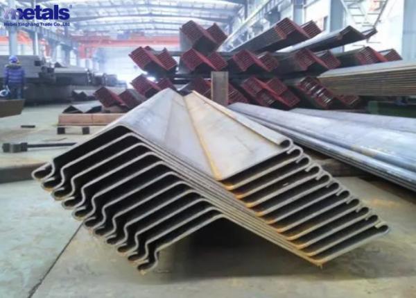 Quality U / Z Type Carbon Steel Piles Sheet For Construction Water Retaining Wall for sale