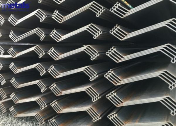 Quality U / Z Type Carbon Steel Piles Sheet For Construction Water Retaining Wall for sale