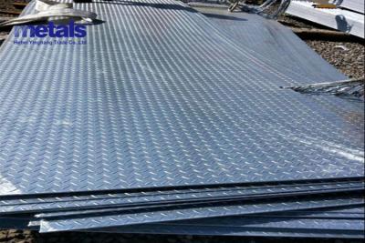 Китай Горяче прокатаная углеродистая чекированная стальная плитка Gi Diamond Patterned Q235B продается