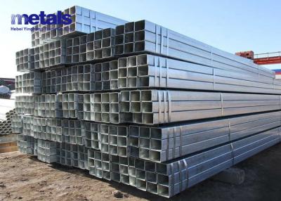 China Welded Pre Galvanized Steel Pipe Hot Dipped Black Square Tube for sale