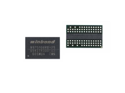 China Indústria 84WBGA 400MHz da memória Flash 512Mb do microchip da PARALELA da GOLE de W9751G6KB-25 IC à venda