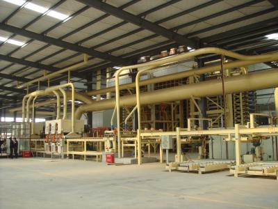 China Hdf Board Production Line Mdf Machinery Multi Opening Press 6x18ft for sale
