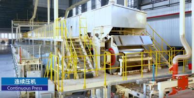 China Dieffenbacher Continuous Press Wood Industry Particle Board Production Line for sale