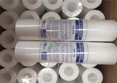 China 10 Inch PP Sediment Melt Blown Filter Cartridges 1 5 10 20 50 70 100 Micron for sale